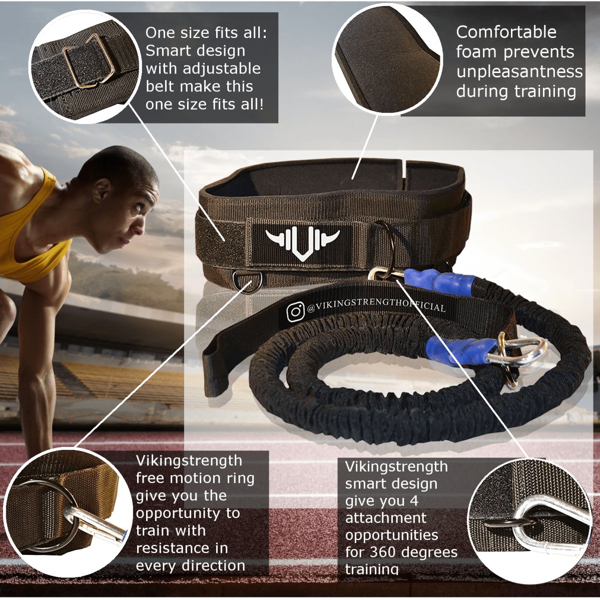 Akselerasjon Belte - Vikingstrength Norge